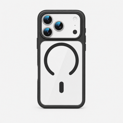 MagSafe Compatible  Case for iPhone (Anti-Yellowing, Matte Black, Shockproof)