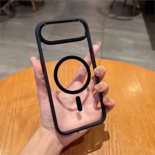 MagSafe Compatible  Case for iPhone (Anti-Yellowing, Matte Black, Shockproof)