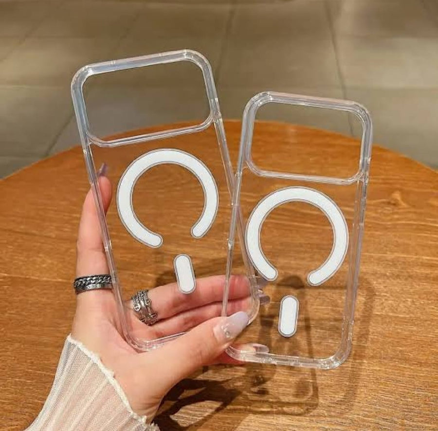 Clear MagSafe Case for Iphone – Shockproof Transparent Protective Case