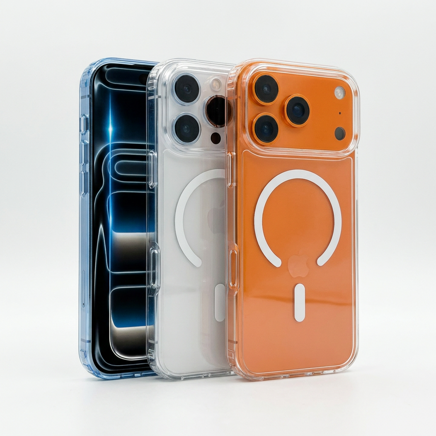 Clear MagSafe Case for Iphone – Shockproof Transparent Protective Case